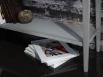 Console Marilou réalisée en Chêne de style Directoire Finition Chêne Brossé Gris et Tons Pastels
