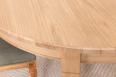 Table ovale Sbastien 200*120 ralise en Chne Massif de style Directoire avec 2 allonges incorpores de 40 cm 