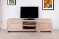 Meuble TV 16/9me Thierry ralis en chne massif Contemporain Finition chne bross SEULEMENT 1 DISPONIBLE