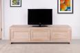 Meuble TV 16/9me Thierry ralis en chne massif Contemporain Finition chne bross SEULEMENT 1 DISPONIBLE