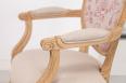 Fauteuil de style Louis XVI ralise en Chne  Assise et Dossier tissu d'ameublement