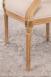 Fauteuil de style Louis XVI ralise en Chne  Assise et Dossier tissu d'ameublement