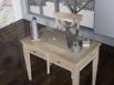 Table d'ecriture Lucas en Chne de style Louis Philippe Finition Chne Bross 