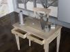 Table d'ecriture Lucas en Chne de style Louis Philippe Finition Chne Bross 