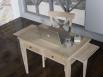 Table d'ecriture Lucas en Chne de style Louis Philippe Finition Chne Bross 