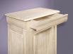 Petite Armoire ou  Bonnetire Lo ralise en Chne Massif de style Louis Philippe Finition Chne Bross Blanchi