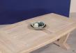 Table rectangulaire Monastre Eliot realise en chne 220*110 + 2 allonges de 45 cm 