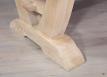 Table rectangulaire Monastre Eliot realise en chne 220*110 + 2 allonges de 45 cm 