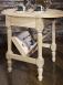 Table Basse ou Bout de Canap Marc-Eric, ralise en Chne de style Louis Philippe  Finition Chne Bross Blanchi