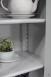 Bassette 2 portes 3 tiroirs réalisée en Chêne Massif de style Louis Philippe Finition Gris Perle légèrement patiné SEULEMENT 1 DISPONIBLE