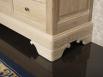 Bassette 2 portes 3 tiroirs ralise en Chne Massif de style Louis Philippe Finition Chne Bross