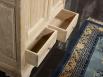Bassette 2 portes 3 tiroirs ralise en Chne Massif de style Louis Philippe Finition Chne Bross