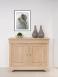 Buffet 2 portes 2 tiroirs Laura ralis en Chne Massif de style Louis Philippe 130 de large 