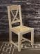 Chaise Olivier ralise en Chne massif de style Campagnard Finition Chne Bross 