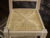 Chaise Olivier ralise en Chne massif de style Campagnard Finition Chne Bross 