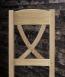 Chaise Olivier ralise en Chne massif de style Campagnard Finition Chne Bross 