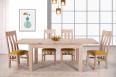 Table de repas rectangulaire 140x100 r�alis�e en Ch�ne Ligne Contemporaine 2 allonge � l'italienne de 40 cm SEULEMENT 1 DISPONIBLE