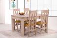 Table de repas rectangulaire 140x100 r�alis�e en Ch�ne Ligne Contemporaine 2 allonge � l'italienne de 40 cm SEULEMENT 1 DISPONIBLE