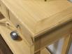 Console Mathieu ralise en Chne de style Directoire Finition Chne Bross Naturel