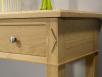 Console Mathieu ralise en Chne de style Directoire Finition Chne Bross Naturel