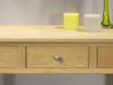 Console Mathieu ralise en Chne de style Directoire Finition Chne Bross Naturel