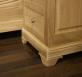 Chevet 2 tiroirs Jean-Baptiste ralis chne massif de style Louis Philippe Finition Chne Bross Naturel