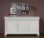 Buffet 3 portes Ludovic ralis en Chne Massif de style Louis Philippe Finition Chne Bross Ivoire