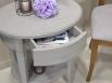 Guridon rond Pierre-Louis de style Directoire ralise en Chne massif 