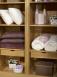 Armoire 2 portes ralise en Chne Massif de style campagnard  Finition Chne Bross