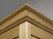 Armoire 2 portes ralise en Chne Massif de style campagnard  Finition Chne Bross