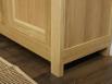 Armoire 2 portes ralise en Chne Massif de style campagnard  Finition Chne Bross