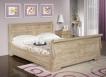 Lit Bateau Nicolas ralis en chne massif 160*200 de style Louis Philippe Finition Chne Bross Blanchi