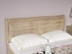 Lit Bateau Nicolas ralis en chne massif 160*200 de style Louis Philippe Finition Chne Bross Blanchi