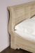 Lit Bateau Nicolas ralis en chne massif 160*200 de style Louis Philippe Finition Chne Bross Blanchi
