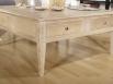 Table basse rectangulaire Justin ralise en Chne de style Directoire -* SANS MARQUETERIE