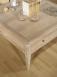 Table basse rectangulaire Justin ralise en Chne de style Directoire -* SANS MARQUETERIE