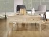Table basse rectangulaire Justin ralise en Chne de style Directoire -* SANS MARQUETERIE