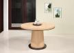 Table ronde Cylindre en chne Diamtre de 115 cm + 1 allonge de 40 cm SEULEMENT 1 DISPONIBLE