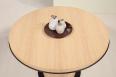 Table ronde Cylindre en chne Diamtre de 115 cm + 1 allonge de 40 cm SEULEMENT 1 DISPONIBLE