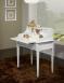 Bonheur du Jour Louis ralis en Chne de style Directoire Finition Chne Bross Ivoire