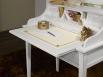 Bonheur du Jour Louis ralis en Chne de style Directoire Finition Chne Bross Ivoire