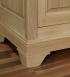Armoire 2 portes Stéphane réalisée en Chêne Massif de style Louis Philippe Finition Chêne Brossé Naturel