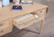 Bureau Ministre 5 tiroirs  ralis en Chne de style Directoire Tiroir du milieu escamotable