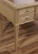 Bureau Ministre 5 tiroirs Jean-Christian, ralis en Chne de style Directoire Finition Chne Bross Naturel Moleskine camel