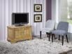 Meuble Tv 2 portes Salom ralis en Chne Massif de style Louis Philippe