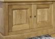 Meuble Tv 2 portes Salom ralis en Chne Massif de style Louis Philippe
