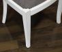 Chaise Sbastien ralise en Chne Massif de style Louis Philippe Finition Chne Bross Ivoire