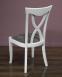 Chaise Sbastien ralise en Chne Massif de style Louis Philippe Finition Chne Bross Ivoire