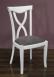 Chaise Sbastien ralise en Chne Massif de style Louis Philippe Finition Chne Bross Ivoire