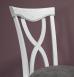 Chaise Sbastien ralise en Chne Massif de style Louis Philippe Finition Chne Bross Ivoire